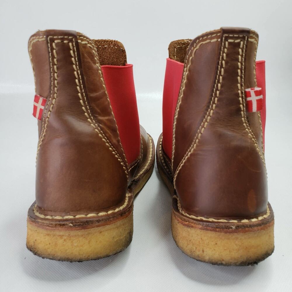 Duckfeet Roskilde Chelsea Boot Women's EU 38 Brown Leather Ankle Bootie. - Picture 6 of 11